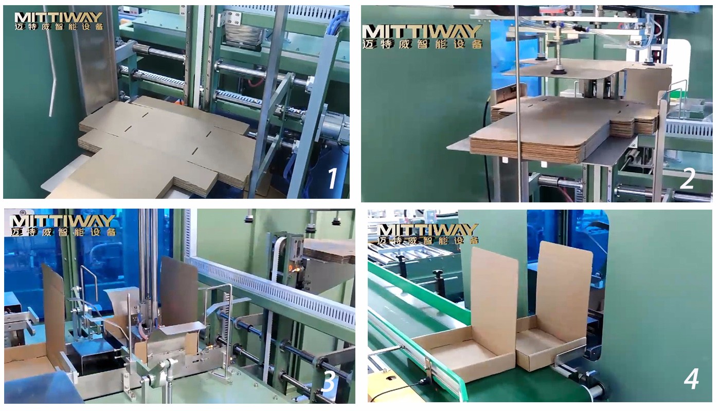 自動(dòng)折盒機(jī)工作流程