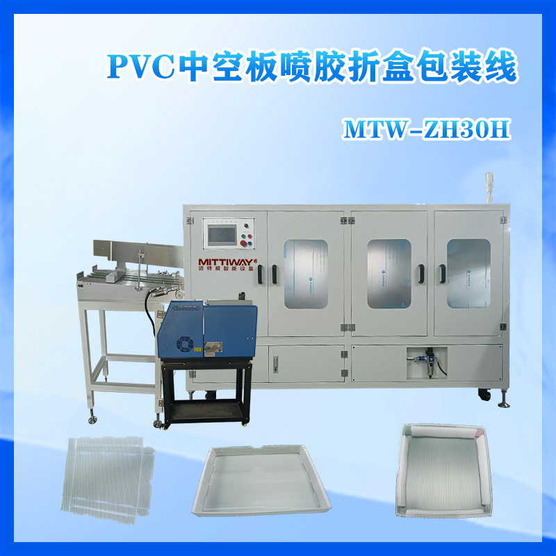 中空板pvc全自動天地蓋成型包裝線